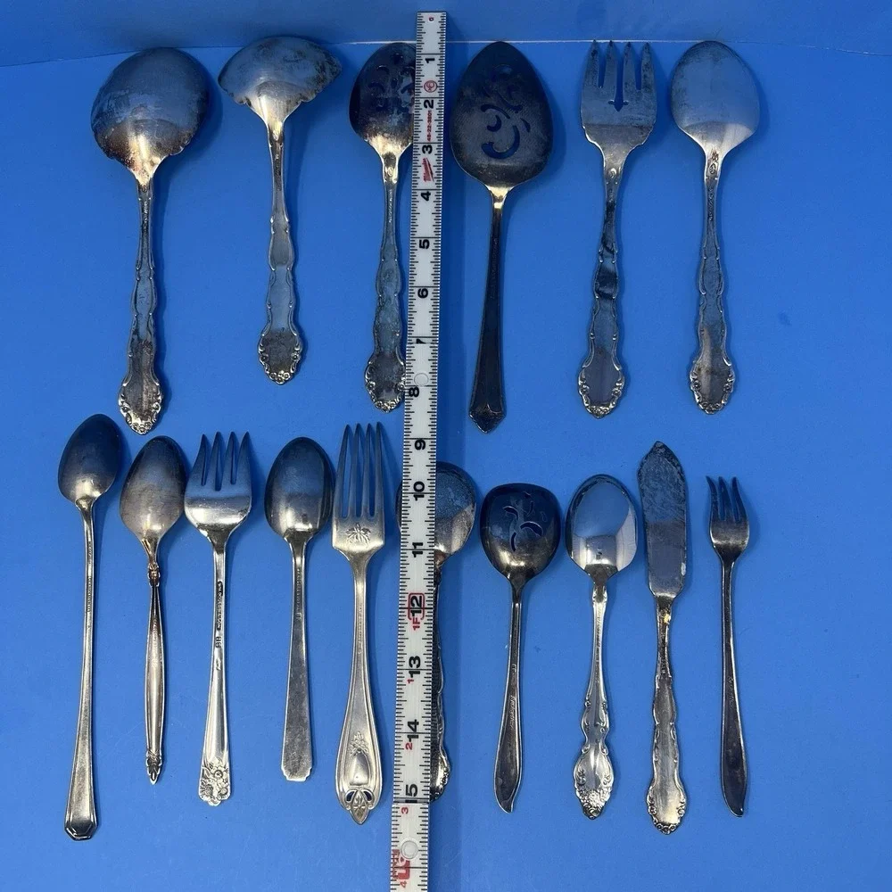 Rogers Silverware Flatware Lot WM Rogers Bros IS XS Triple Plate Vintage‎ Mixed